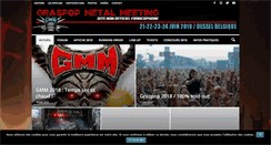 Desktop Screenshot of graspop-festival.fr